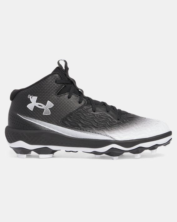 UA Spotlight Mid BLK/WHT 10