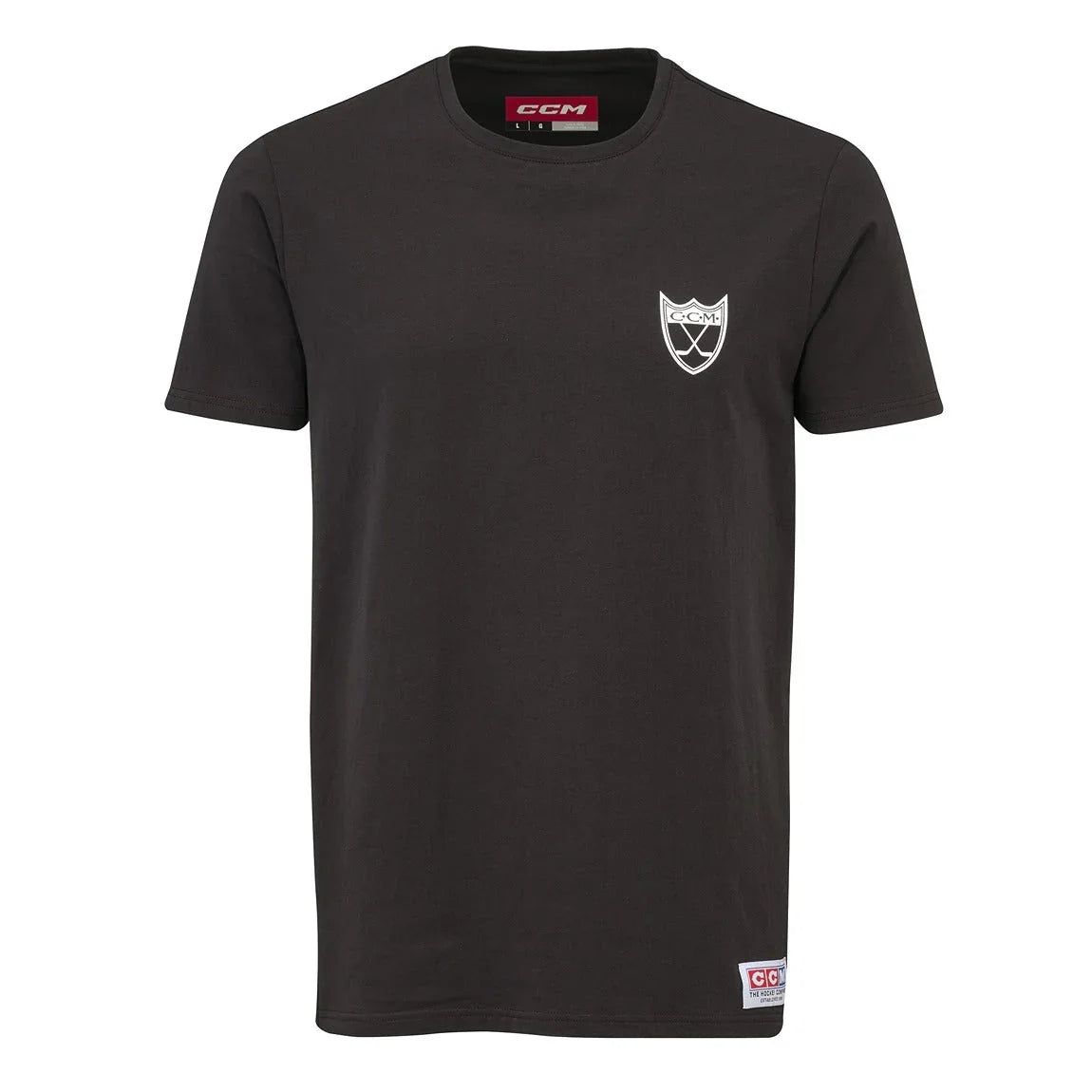 TSS34E Monochrome SS Tee Yth XL Black