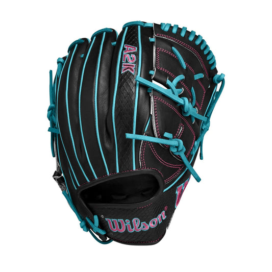 2024 A2K Pitcher B2 12 Blk/Teal/Pink